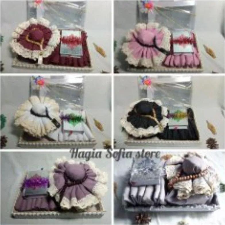 Promo  Part 2 Hampers Mukena Katun Renda Premium Free Box Tutup Mika  / Mukena Seserahan Pernikahan 