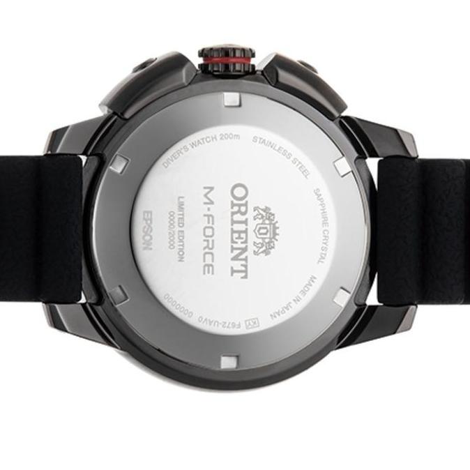 Ready Jam Tangan Pria Orient M-Force RA-AC0L09R00B Automatic Diver200m Limited Edition Japan