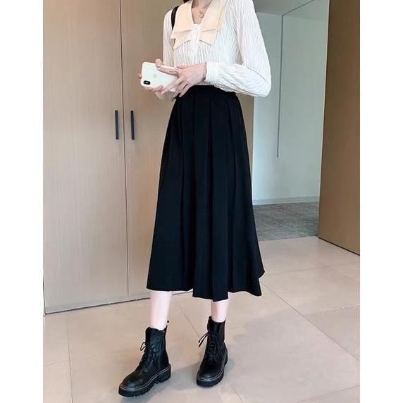 DB14 >> DRESS ROK PANJANG MAXI WANITA MX530