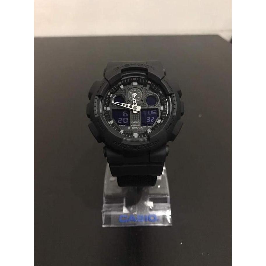 Gshock Darknight Nylon GA 100BBN Blackout