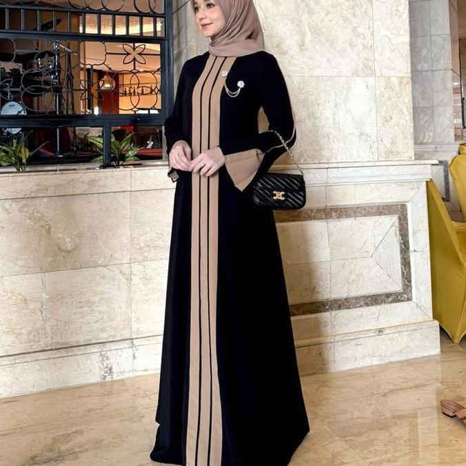 Sekarangaja- Hanum Abaya By Nadeea.Id_ Elegan Nyaman Simpel Gamis