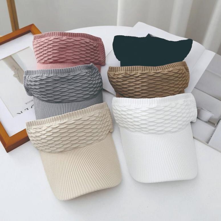 DISKON WAVVY TOPI GOLF TENIS RAJUTAN PEREGANGAN / TOPI MATAHARI OLAHRAGA WANITA KOREA /TOPI WANITA S