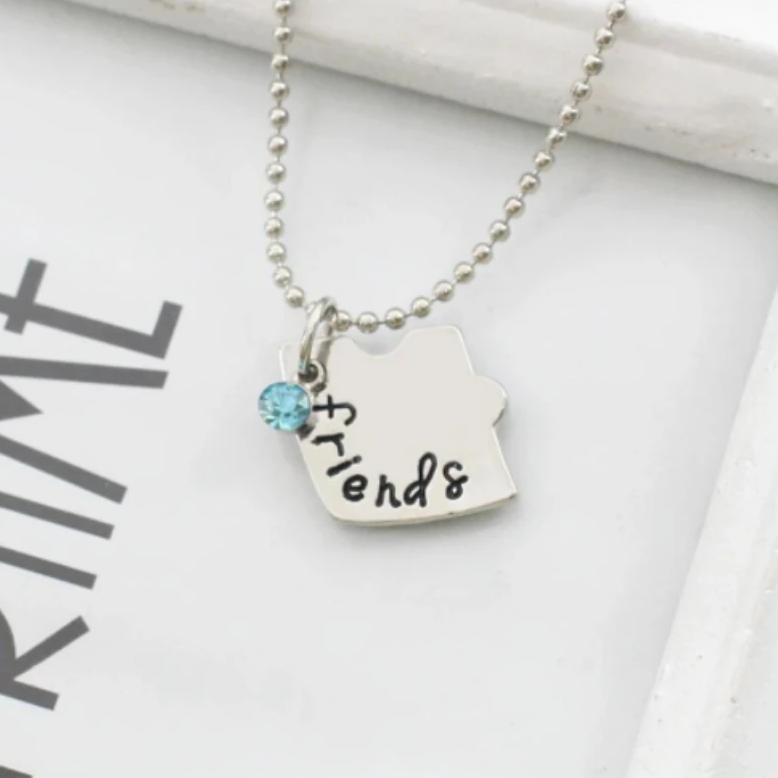 3 piece best friend necklace Women Necklac Chain 3 Piece Set Best Friend Friendship Pendant Bff Matc