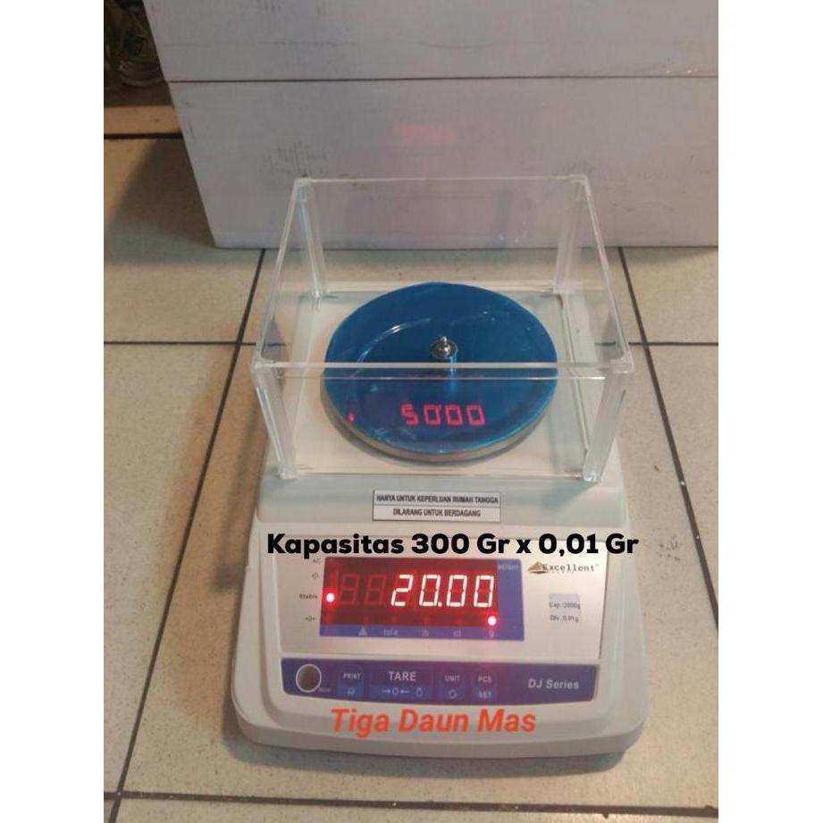 Timbangan Emas Excellent  Timbangan Analitik Excellent 300 Gr x 0,01
