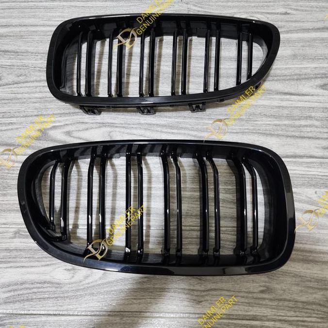 Grill Bmw E90 Double Slate Black Glossy Grille Bmw E90 Lci Facelift 2008-2012