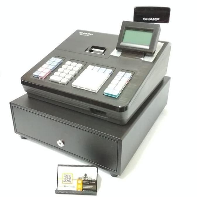 CASH REGISTER XE-A207B - MESIN KASIR SHARP 207 HITAM KAR