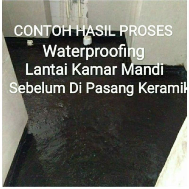 Aspal Cair 5Kg 5Liter Waterproofing Anti Bocor Anti Rembes Anti Karat Asphalt Emulsion