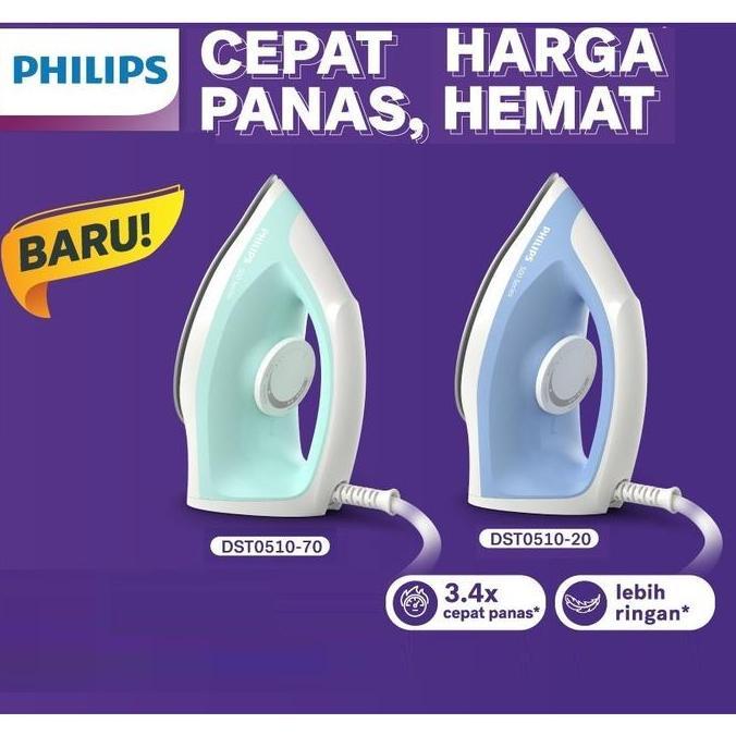 STRIKA SETRIKA PHILIPS DST 0510 / DST0510 ANTI LENGKET