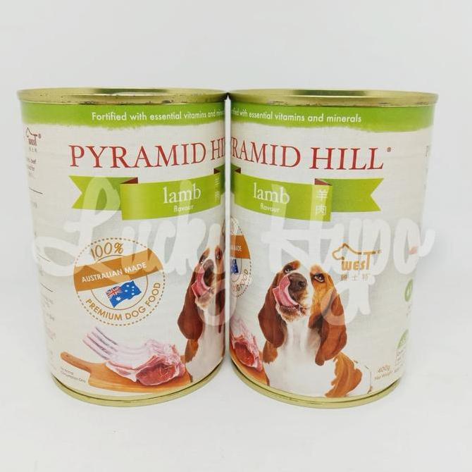 Tablock- Makanan Anjing Kaleng/Dogfood Kaleng Pyramid Lamb Domba 400Gr