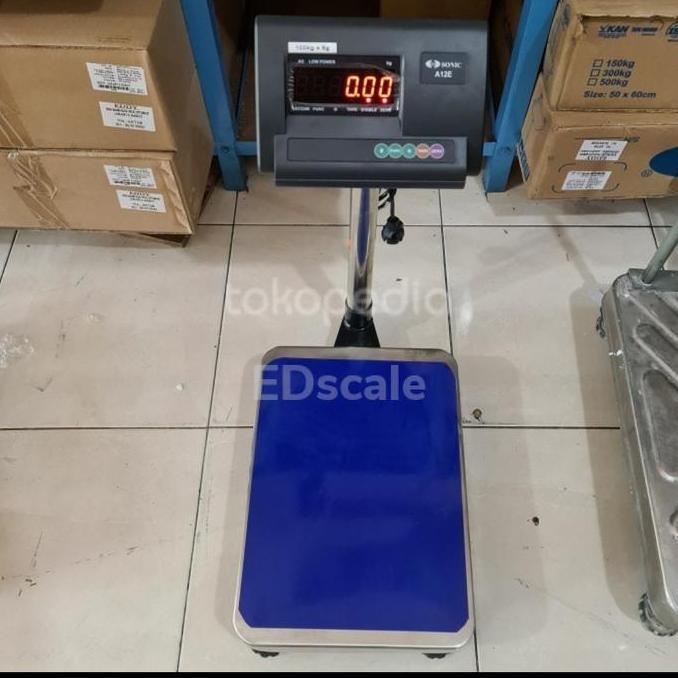 timbangan dital 100kg / timbangan duduk SONIC a12e 100kg / timbangan barang SONIC a12e 100kg / timba