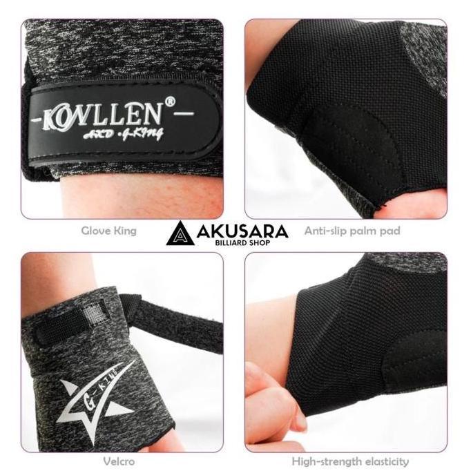 Konllen Glove Sarung Tangan Billiard Size L & XL Original