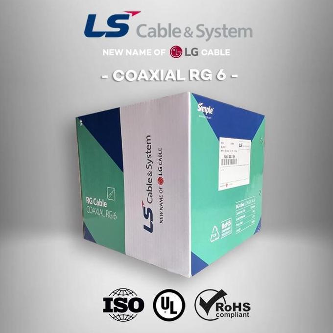 (DS) LS coaxial cable RG6 / kabel antena RG6 /kabel rg 6