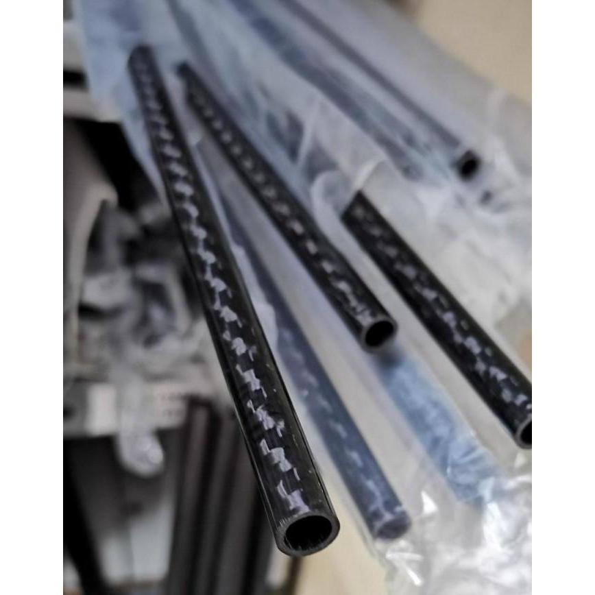 1meter Pipa Karbon Carbon Tube 3K 8x6mm Diameter OD 8mm ID 6mm 8x6