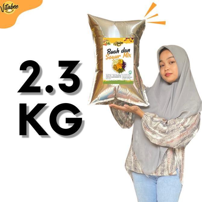 FIONA 2,3KG Kripik Buah Sayur Mix - apel nangka okra wortel Food Snack WAR