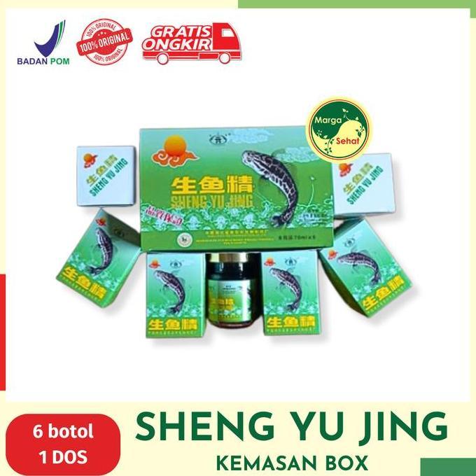 TERMURAH - SHENG YU JING isi 6 botol kemasan box / SARIPATI IKAN GABUS/ EKSTRAK IKAN KUTUK/ IKAN HAR