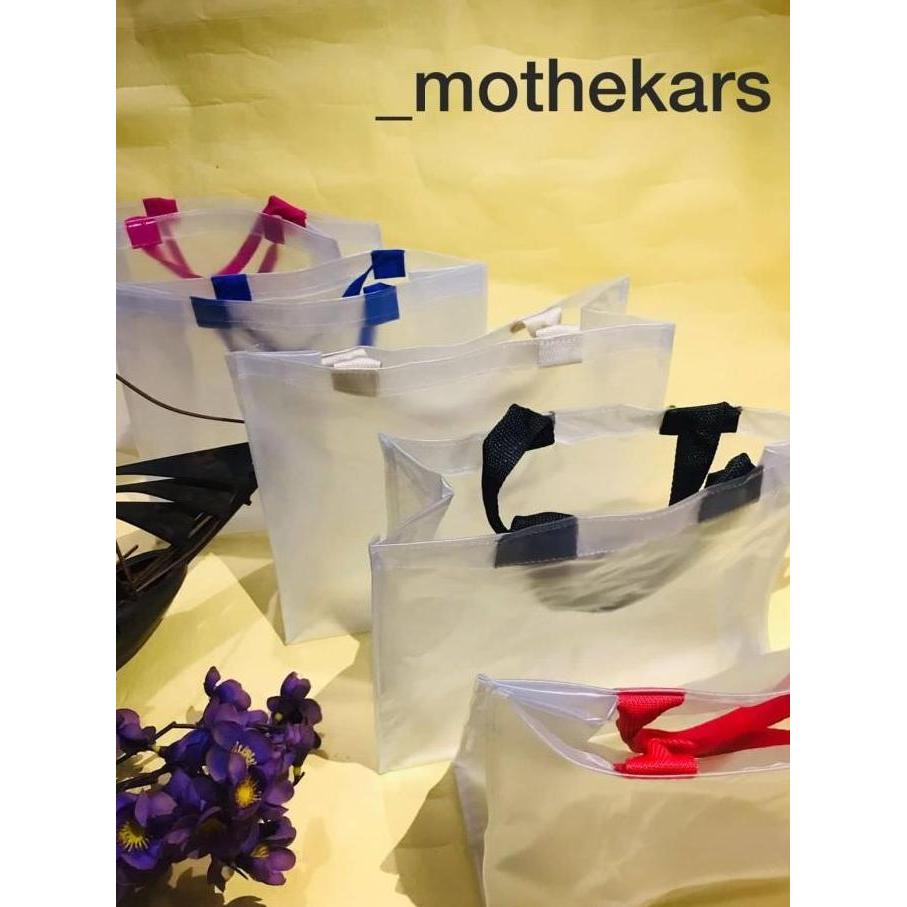 Tas Hampers Souvenir Mika/Pvc Doff Tebal Besar Dan Sedang