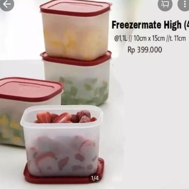 Tupperware Tempat Menyimpan Makanan Di Kulkas Freezermate 2.5L Frozy Cozy Large Wadah Anti Repot Unt