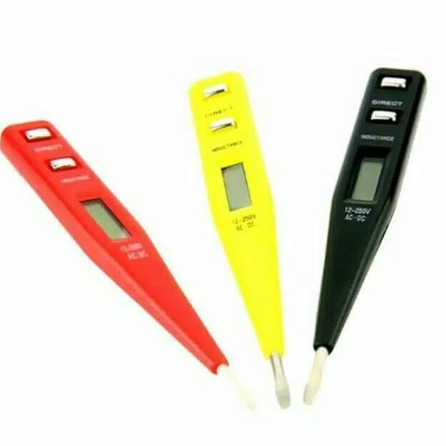 Allthebest Pen Tester Voltase Digital Elektrik 12V-250V AC DC Taspen Tespen Volt