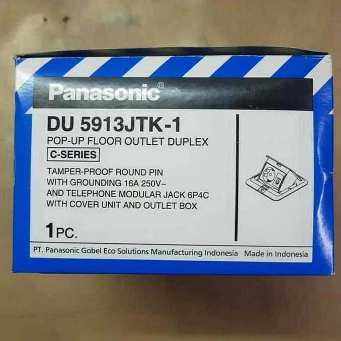 Promo stop kontak lantai Panasonic DU5913JT-1(stop kontak +telepon) Diskon