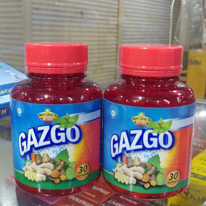 NEW Gazgo Isi 30 Sofgel ORI Natures Boss Maag,Kembung,Asam Lambung