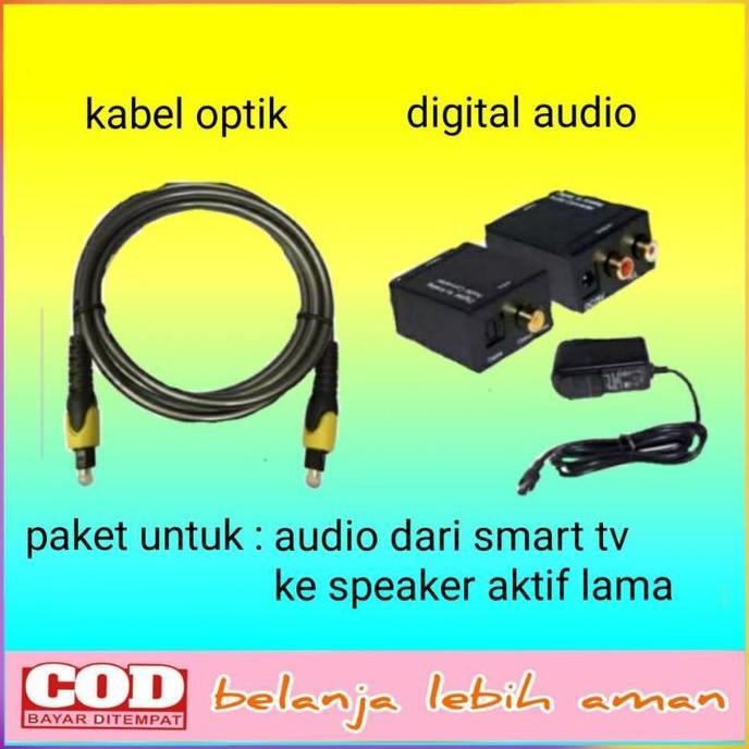 Allthebest- audio dari smart tv ke speaker aktif / converter audio digital / kabel