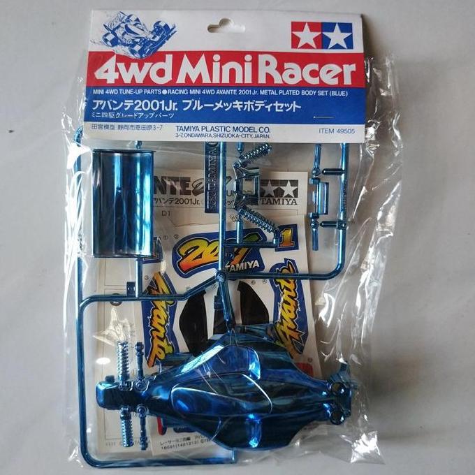 TAMIYA 49505 - AVANTE 2001 Jr. METAL PLATED BODY SET (BLUE)