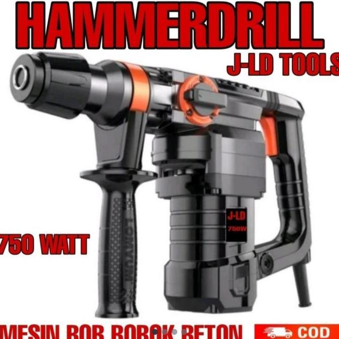 mesin rotary hammer drill bor bobok beton jld 26-1 2 mode