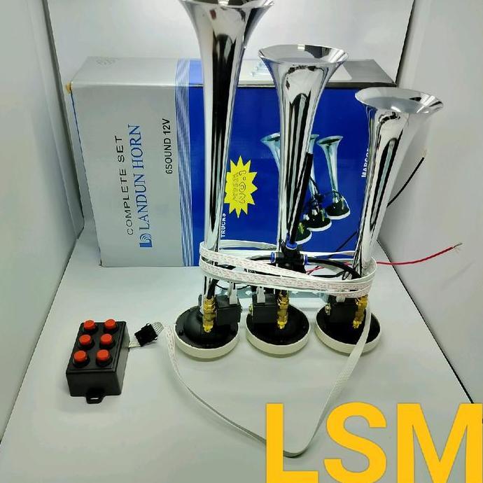 SHENDION TELOLET KLAKSON ANGIN 3 CORONG 6 SUARA 12 VOLT 24 VOLT