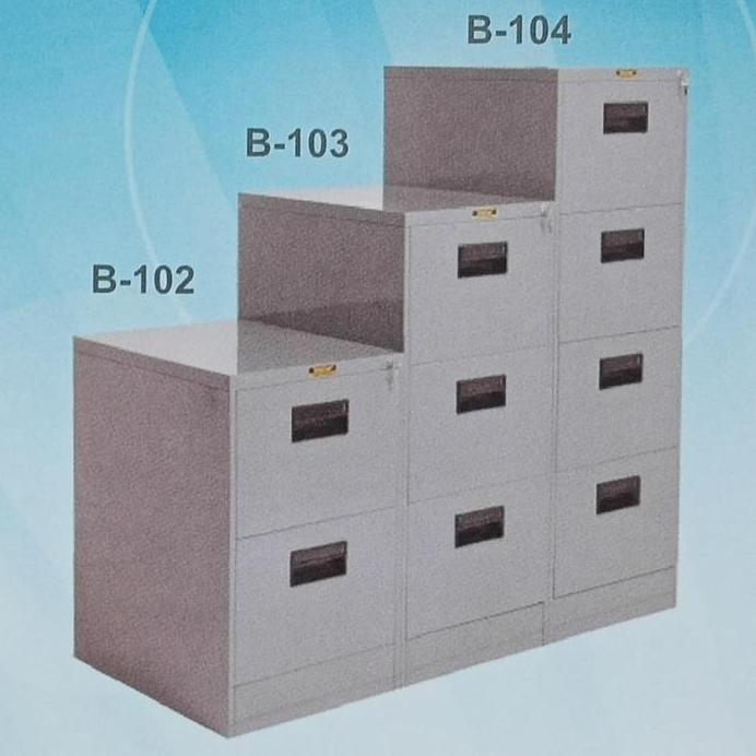 filling cabinet B-102 brother filing cabinet 2 laci rak besi murah