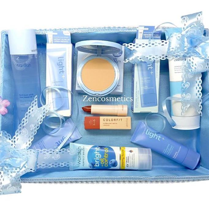 Ready Paket Wardah Seserahan Lengkap/ Wardah Hantaran nikah /Wardah Kosmetik Seserahan/ Parsel Warda
