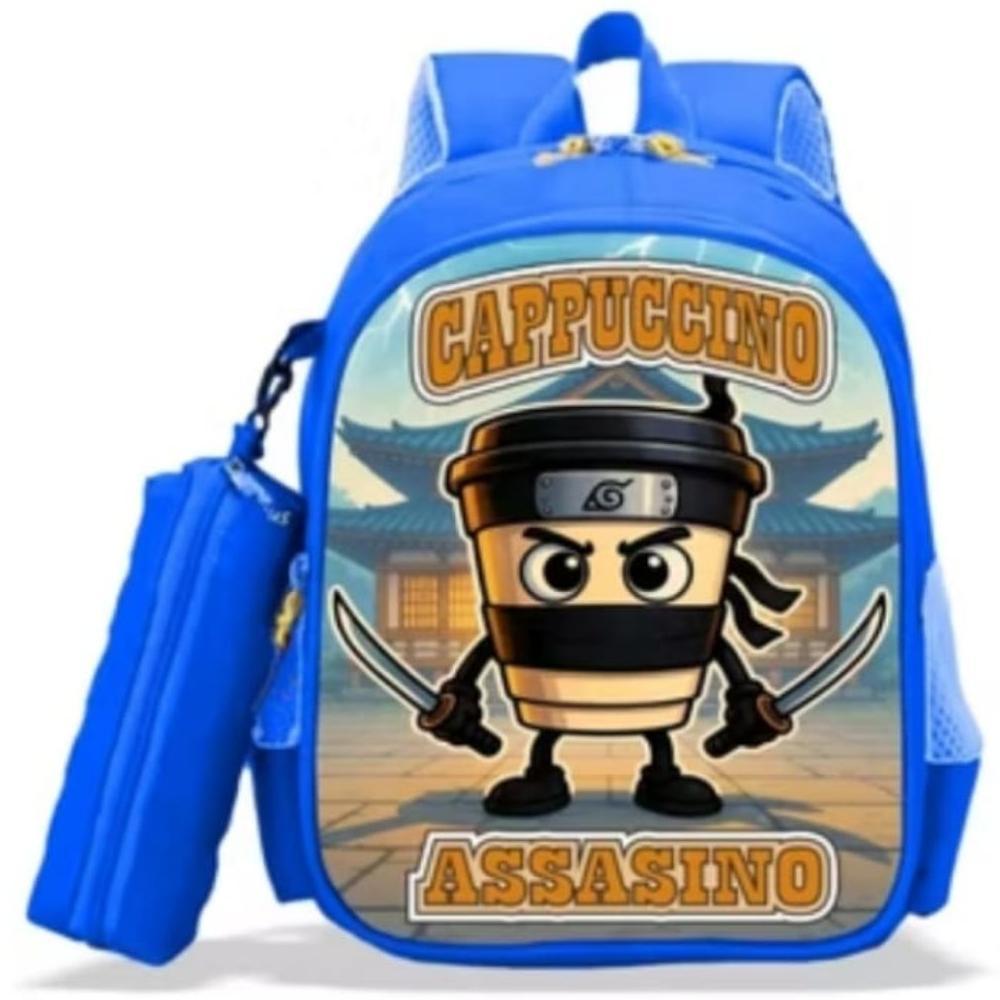 terbaru tas anak sekolah anak laki laki viral karakter cappucino assasino untuk sd kelas 1-3