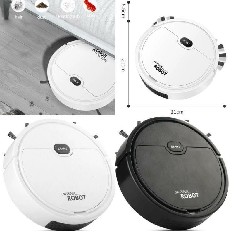 HOT DEALS SMART SWEEPING ROBOT 3 IN 1 SAPU PENYEDOT DEBU PEL PEMBERSIH DEBU LANTAI ROBOT VACUUM JALL