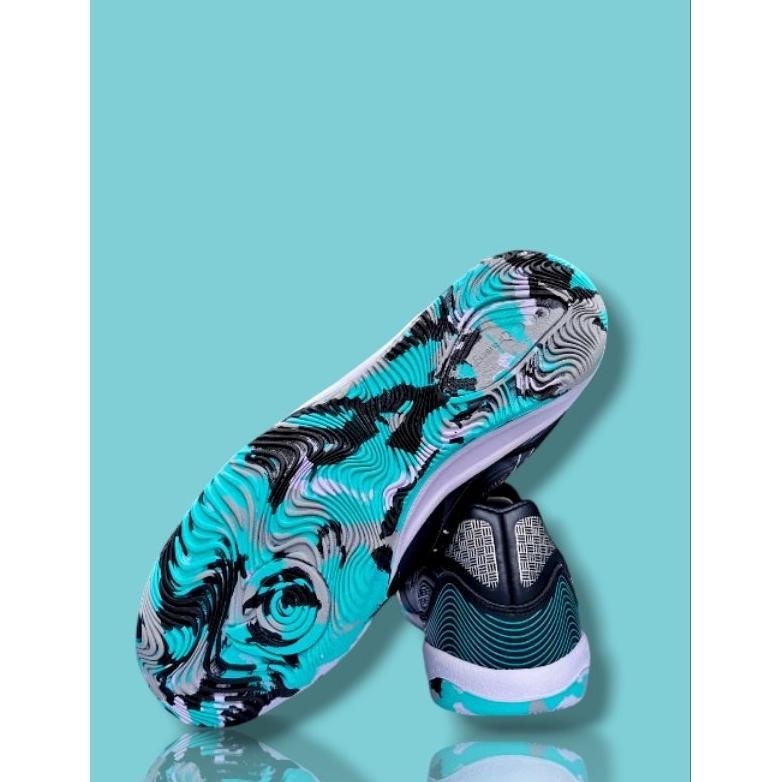 DISKON SEPATU FUTSAL ORTUSEIGHT JOGOSALA HITAM TOSCA + BONUS MENARIK