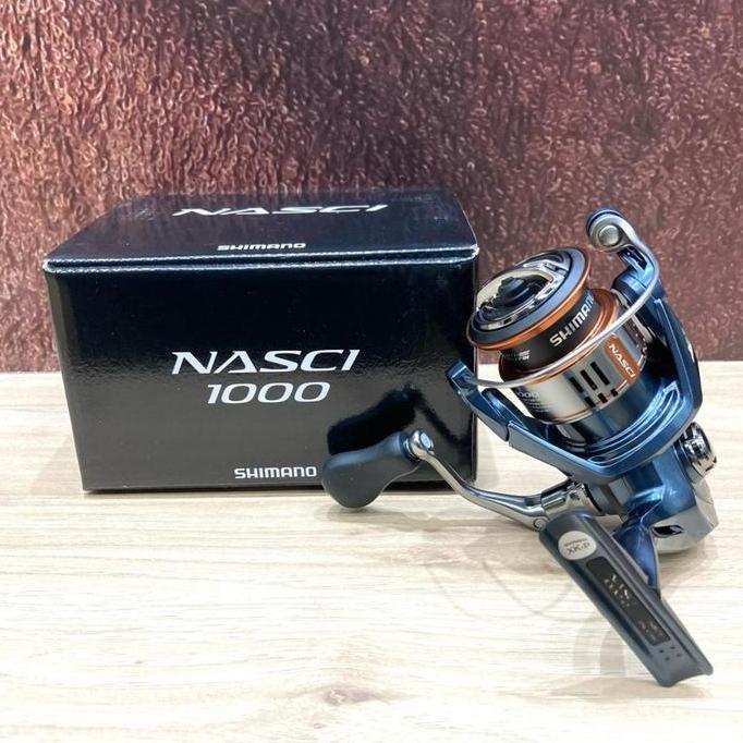 BEBAS ONGKIR - Reel spining terbaru Shimano Nasci 1000 tahun 2026|Reel ultra light Spining Shimano t