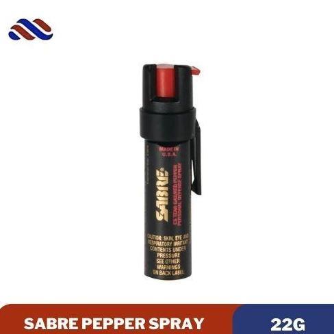 Pepper Spray Tear Gas UV Marking Merk Sabre Red 3 in 1