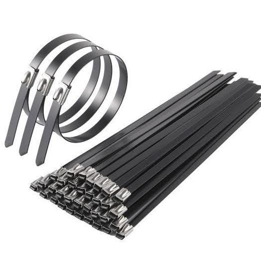 TERMURAH - Cable ties stainless PVC Coated 7.9 x 500 mm Vee Lock