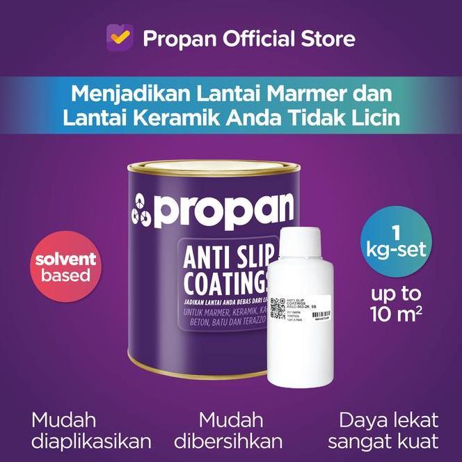 Propan Anti Slip Coatings Cat Pelapis Lantai Anti Licin
