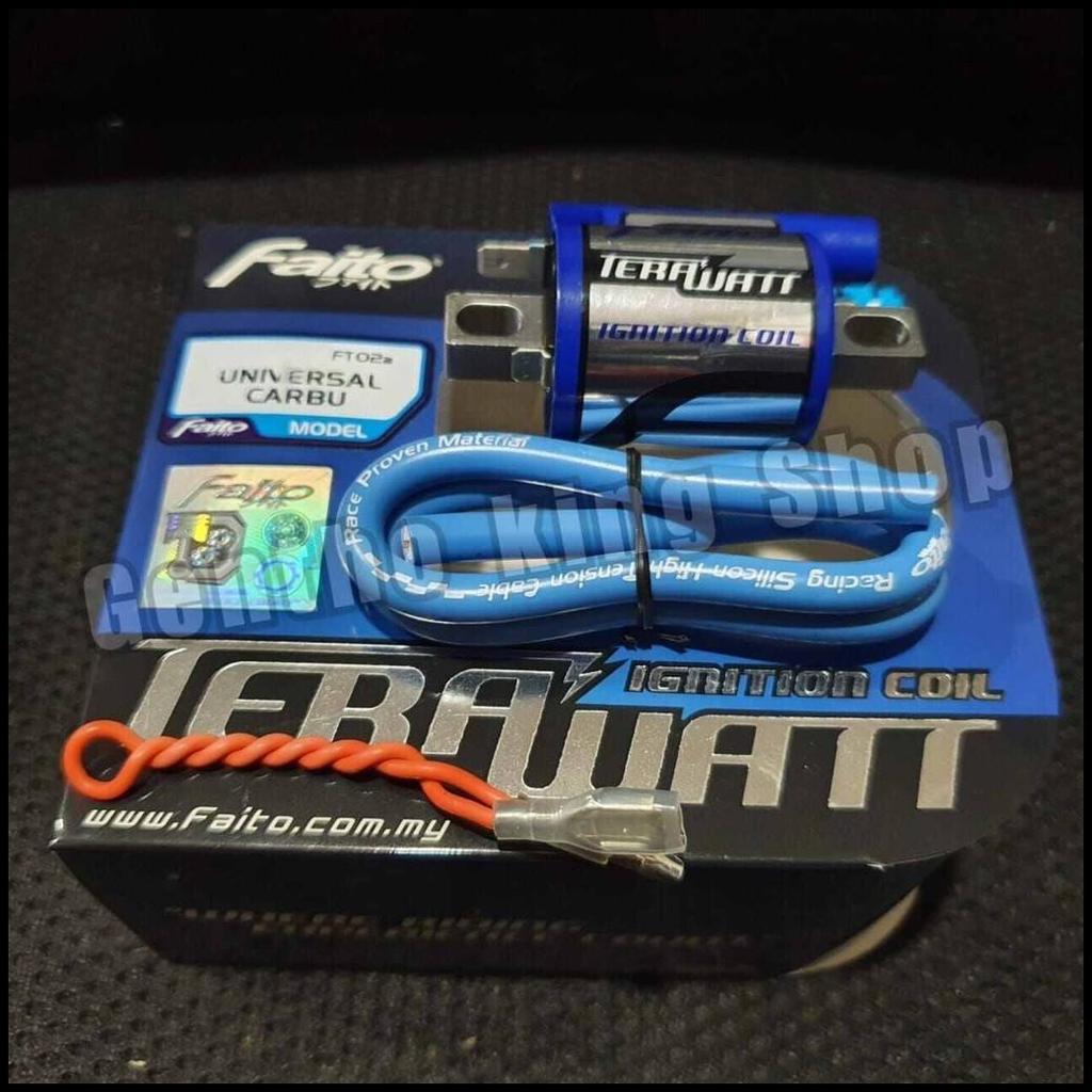 Koil Ignition Coil Faito Racing Tera Watt Rx King Ninja Motor Karbu Karburator Universal Untuk Semua