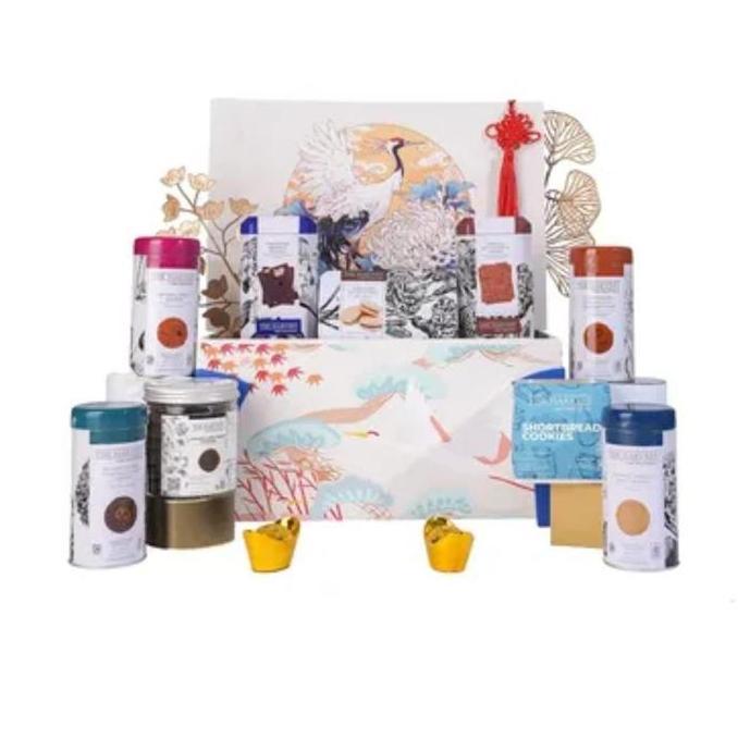 Kualitas terbaik] Hamper Imlek Harvest Fortune Hampers CNY Parsel Kue Kering Premium Free Kartu Ucap