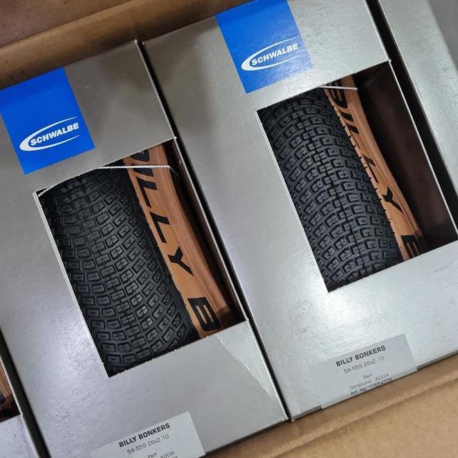 Ban Schwalbe Billy Bonkers Tan Wall 26 2.10 210 Bonker Kevlar Gravel
