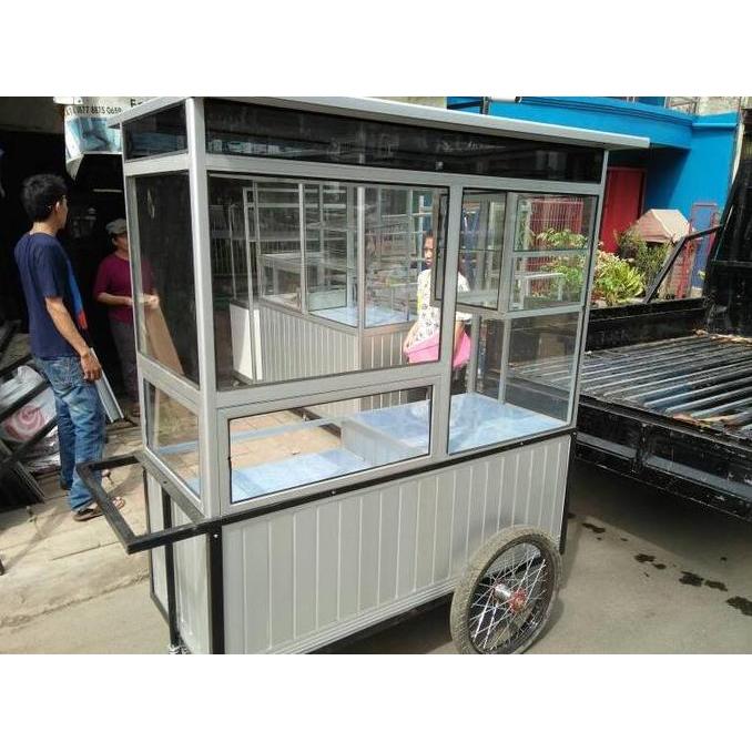 Terlaris Gerobak Alumunium, Gerobak Serbaguna, Gerobak Bersih, Gerobak Dagangan