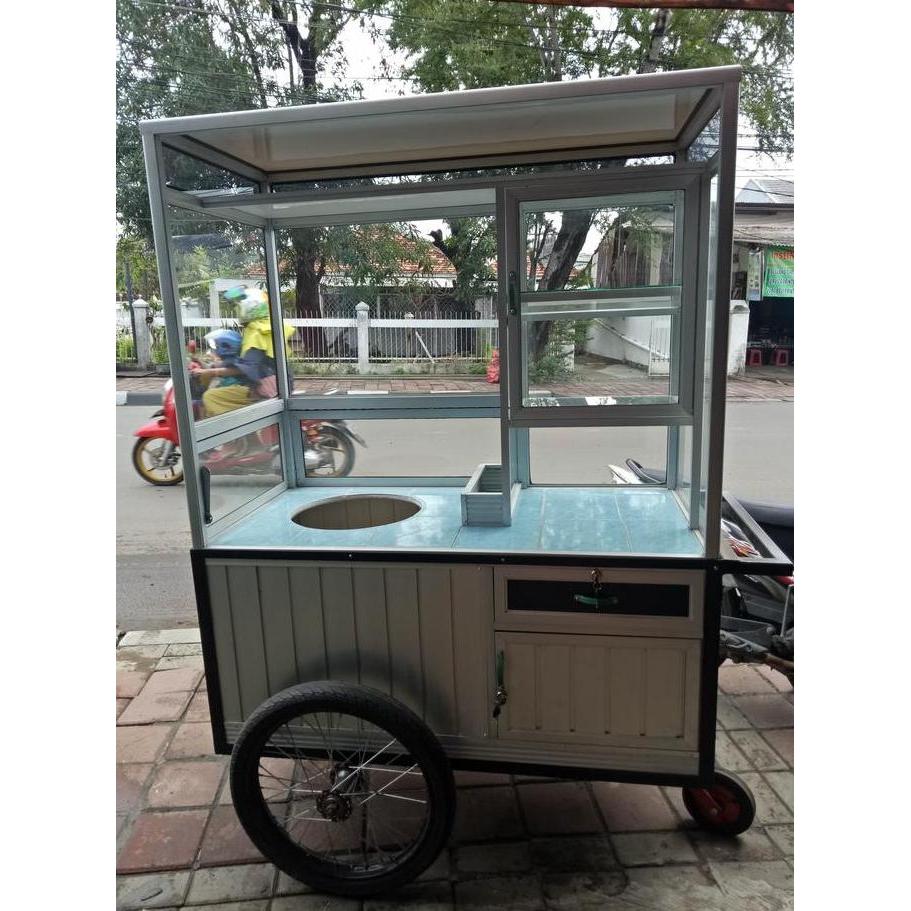 Terlaris Gerobak Soto, Gerobak Mie Ayam, Gerobak Baso, Gerobak Alumunium,