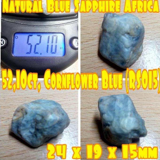 (:(:(:(] 52,10ct, Rough Cornflower Blue Sapphire Africa (RS015)