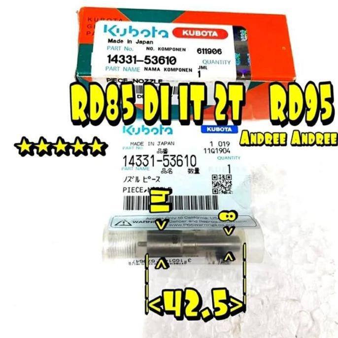 *****] RD75 RD85 DIT Nozzle Nojel Kubota RD 75 85 RD-75 RD-85 DIT Original