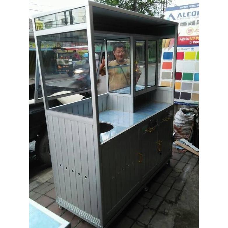 Terlaris Gerobak Bakso, Gerobak Bakmi, Gerobak Soto, Gerobak Alumunium, Kaca