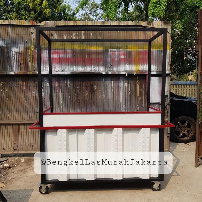 Terlaris Gerobak Kontainer / Booth Container 1.5X0.6X2