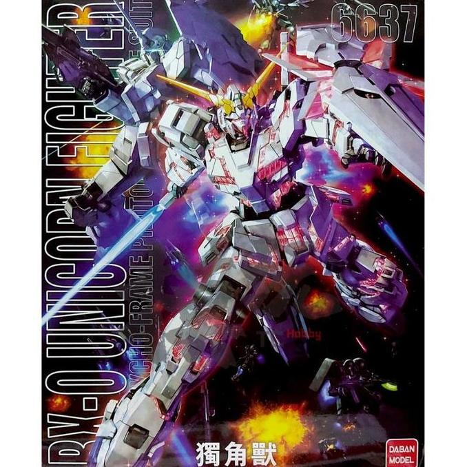 faras.nanda - daban model 6637 mg 1/100 rx-0 unicorn fighter ova ver model kit