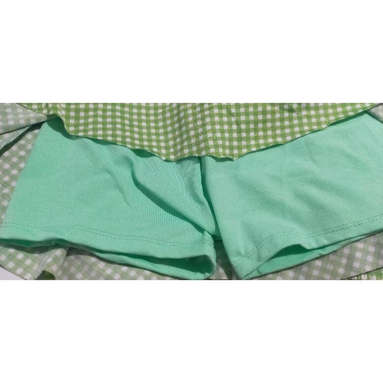 Bikini Renang Anak Perempuan 4-10 Tahun Hijau