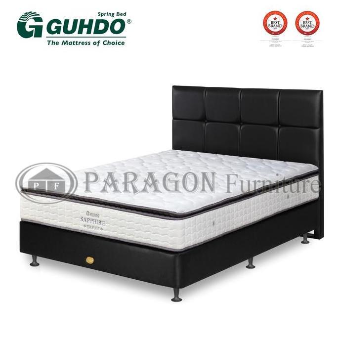 * GUHDO SPRINGBED SAPPHIRE PILLOW TOP 90 100 120 140 160 180 200X200 BASE ATLANTIC HB CASERTA - SPRI
