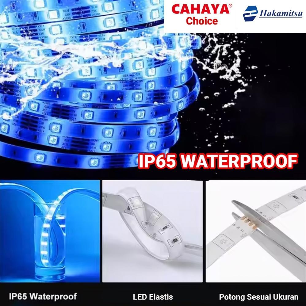 NEW DEALS CAHAYA - LAMPU LED STRIP 5050 SMD METERAN LAMPU HIAS / PAKET LAMPU LED STRIP LENGKAP TINGG